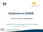 Studenten en OCMW