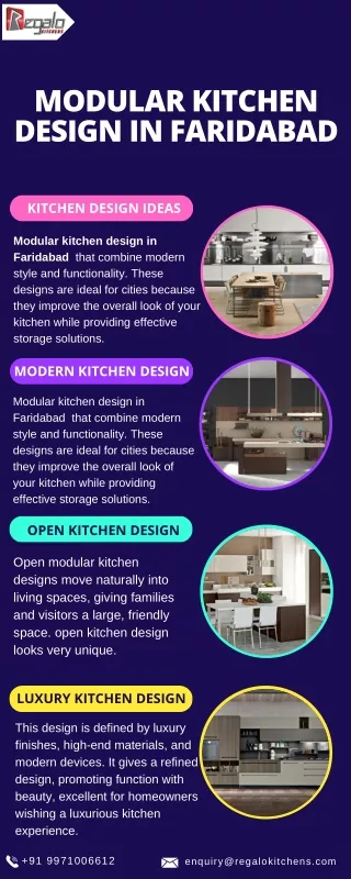 Modular Kitchen Design in Faridabad