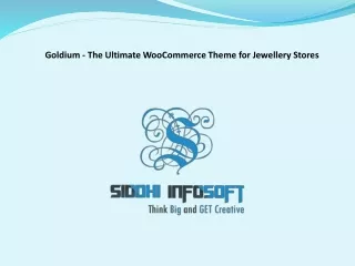 Goldium - The Ultimate WooCommerce Theme for Jewellery Stores