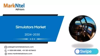 Global Simulators Market Research Report Forecast (2024-2030)