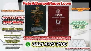 0821-4773-7105 Pengrajin Sampul Raport Map Ijazah Sekolah Maarif NU di Trenggalek