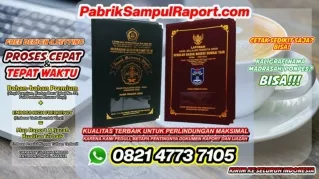 0821-4773-7105 Jual Map Raport Sampul Ijazah TK Islam Terpadu di Tojo Una-Una