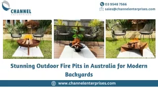 Stunning Outdoor Fire Pits in Australia for Modern Backyards