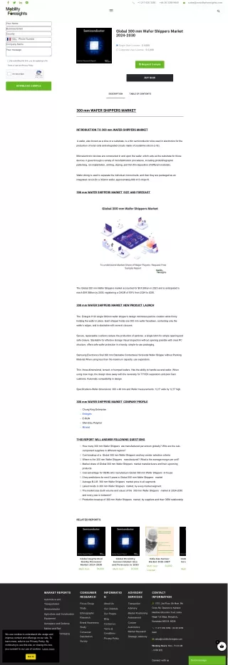 Global 300 mm Wafer Shippers Market Trend
