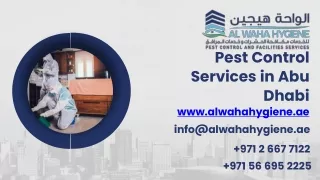 Pest Control Services in Abu Dhabi
