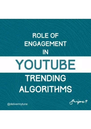Youtube Trending Algorithm