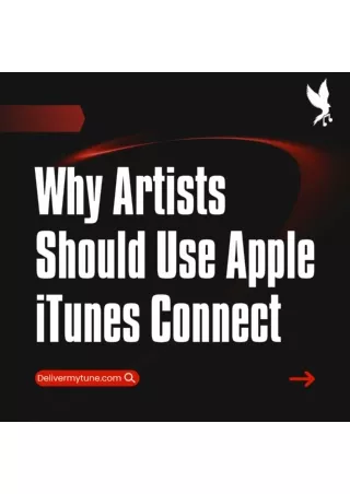 Why Artists should use Apple iTunes Connect