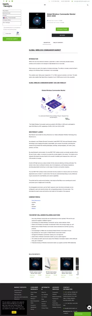 Global Wireless Commander Market
