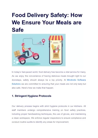 Food Delivery Safety_ How We Ensure Your Meals are Safe