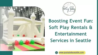 Safe and Fun Soft Play Equipment Rentals in Seattle