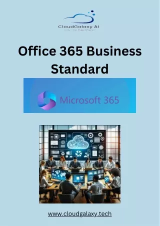 Maximizing Productivity with Office 365 Business Standard