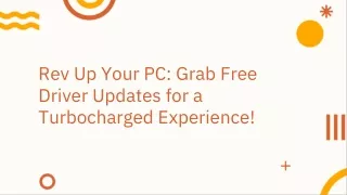 Winoids Driver Updater: Scans your computer for outdated drivers