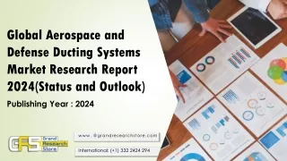 Global Aerospace and Defense Ducting Systems Market Research Report 2024(Status and Outlook)