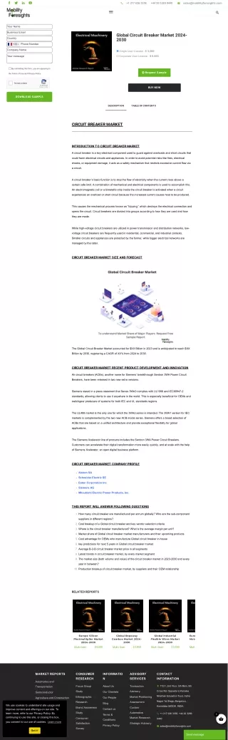 Global Circuit Breaker Market