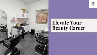 Elevate Your Career with a Salon Studio for Rent in Willow Glen