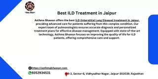 Best ILD Treatment in Jaipur - Asthma Bhawan