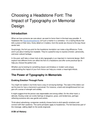 Choosing a Headstone Font_ The Impact of Typography on Memorial Design