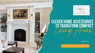 Clever Home Accessories to Transform Compact Living Areas