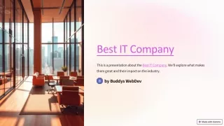 Unlock Your Potential: Introduction Of The Best IT Company To Offer Innovative S