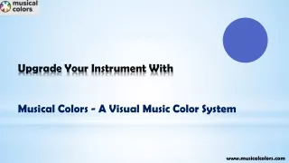 Upgrade your instrument with Musical Colors