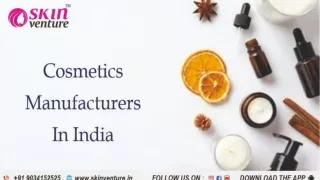 Cosmetics Manufacturers in India