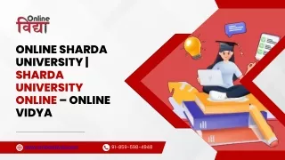 Online Sharda University | Sharda University Online – Online Vidya