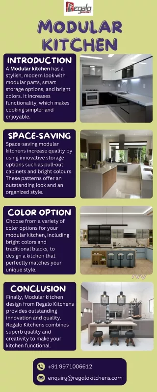 Modular Kitchen | Regalo Kitchens