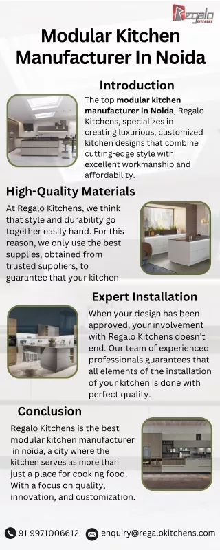 Modular Kitchen Manufacturer In Noida