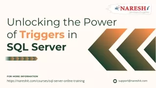 Unlocking the Power of Triggers in SQL Server