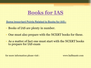 NCERT books to prepare for IAS exam