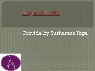 Yoga Certification India