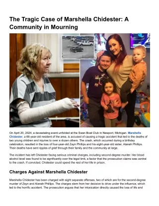The Tragic Case of Marshella Chidester_ A Community in Mourning