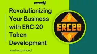 Revolutionizing Your Business with ERC-20 Token Development