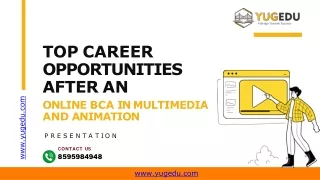 Online BCA in Multimedia: Yugedu | Online BCA in Animation