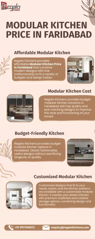 Modular kitchen price in Faridabad