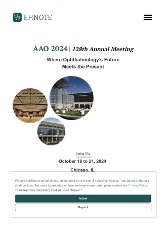 AAO 2024 | 128th Annual Meeting Where Ophthalmology’s Future Meets the Present