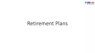 Best Retirement and Pension Plan in India