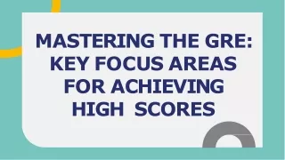 GRE Test Syllabus What to Focus on for High Scores