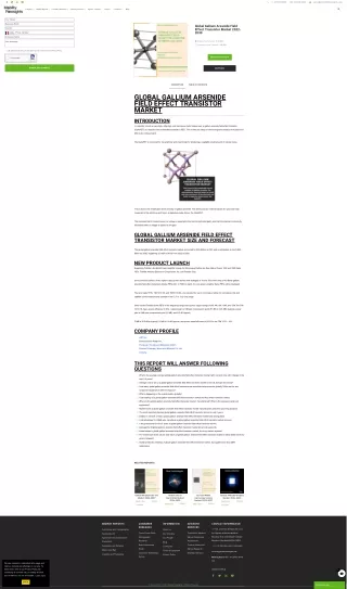 Gallium Arsenide Field Effect Transistor Market Outlook: Growth, Challenges