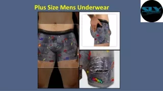 Plus Size Mens Underwear