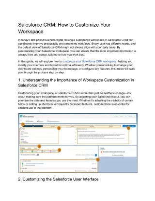 Salesforce CRM_ How to Customize Your Workspace