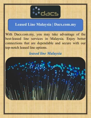 Leased Line Malaysia   Dacs.com.my