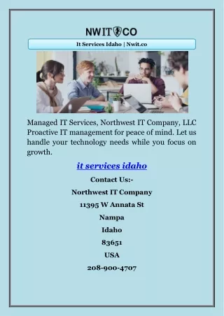 It Services Idaho | Nwit.co