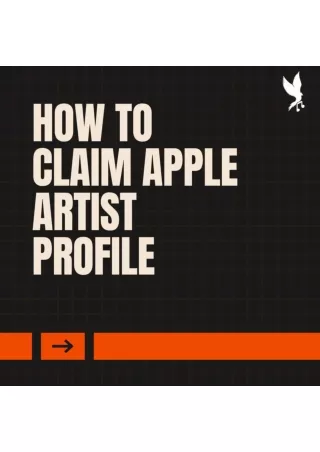 How to Claim Apple Artist Profile