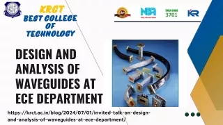 Design and Analysis of Waveguides at ECE Department