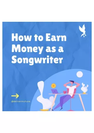 How to Earn Money as a Songwriter
