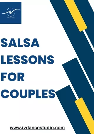 Get the Best Salsa Lessons for Couples of All Levels