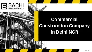 Commercial Construction Company in Delhi NCR