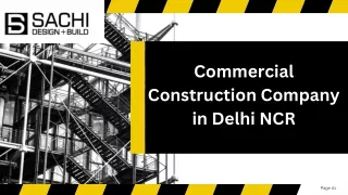 Commercial Construction Company in Delhi NCR