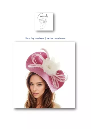 Race day headwear | hatsbycressida.com